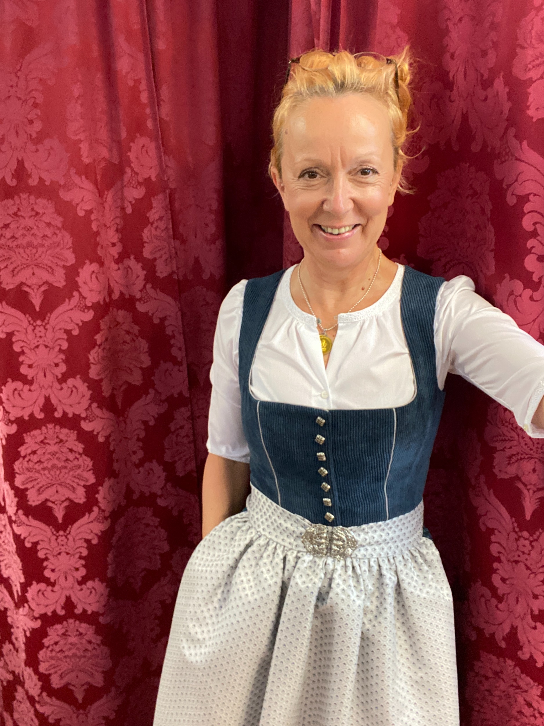 Dirndl Bella Cordula blue - Dirndls 